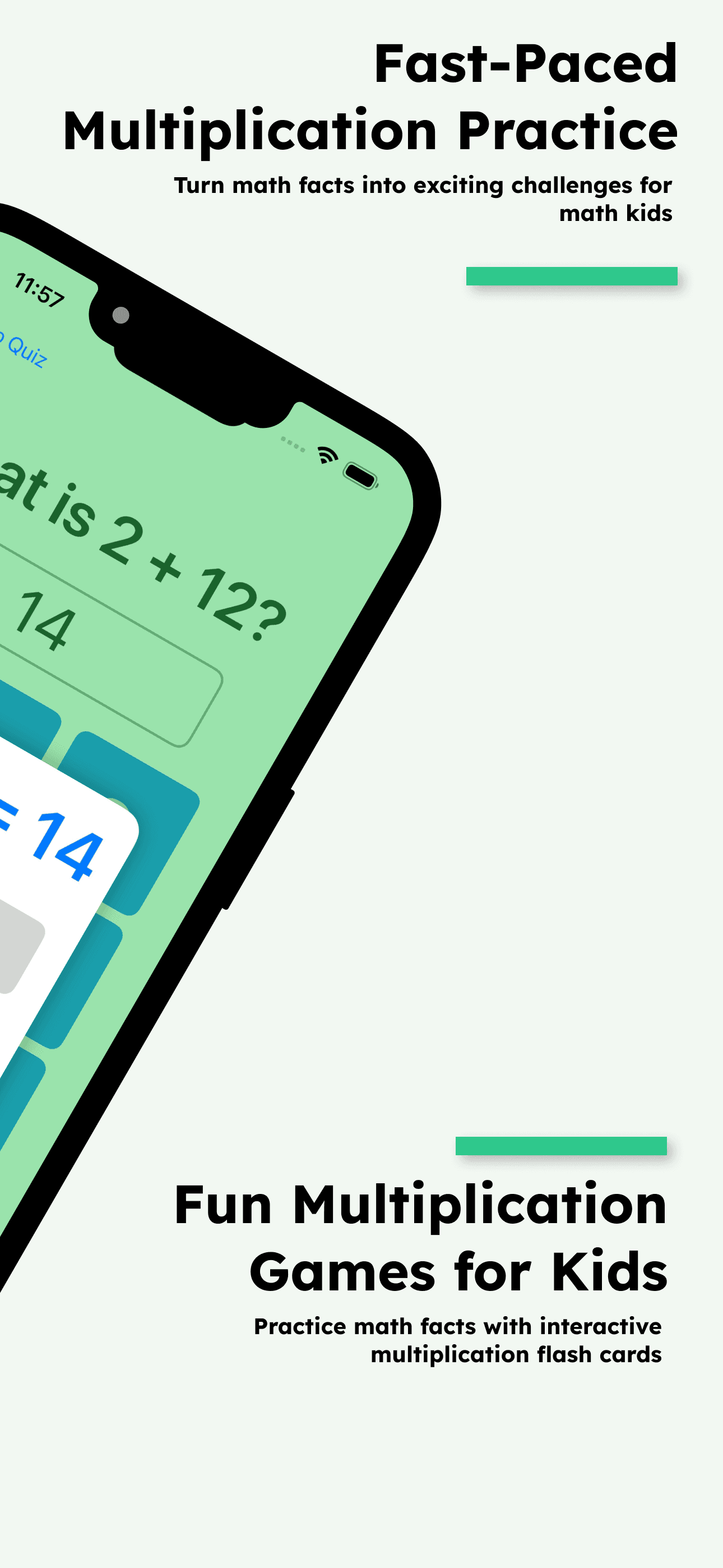 FastyFacts multiplication practice round