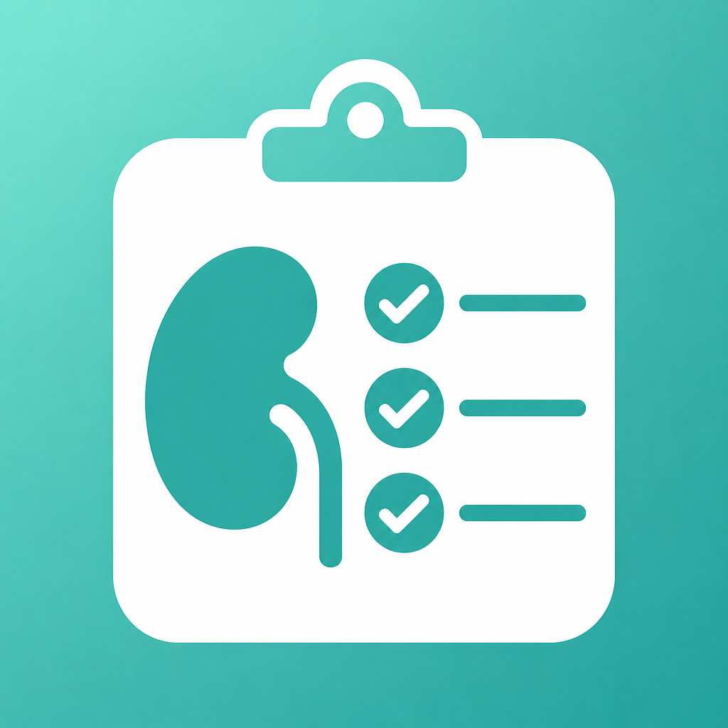 Nephrotic Syndrome Tracker app icon 1024 by 1024